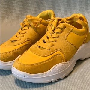 Yellow Charlotte Russe sneakers